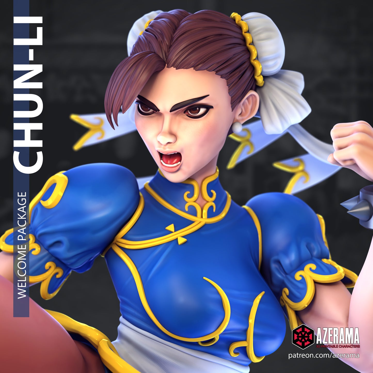 ChunLi  | Azerama Fan Art | Garage Kit | Unpainted