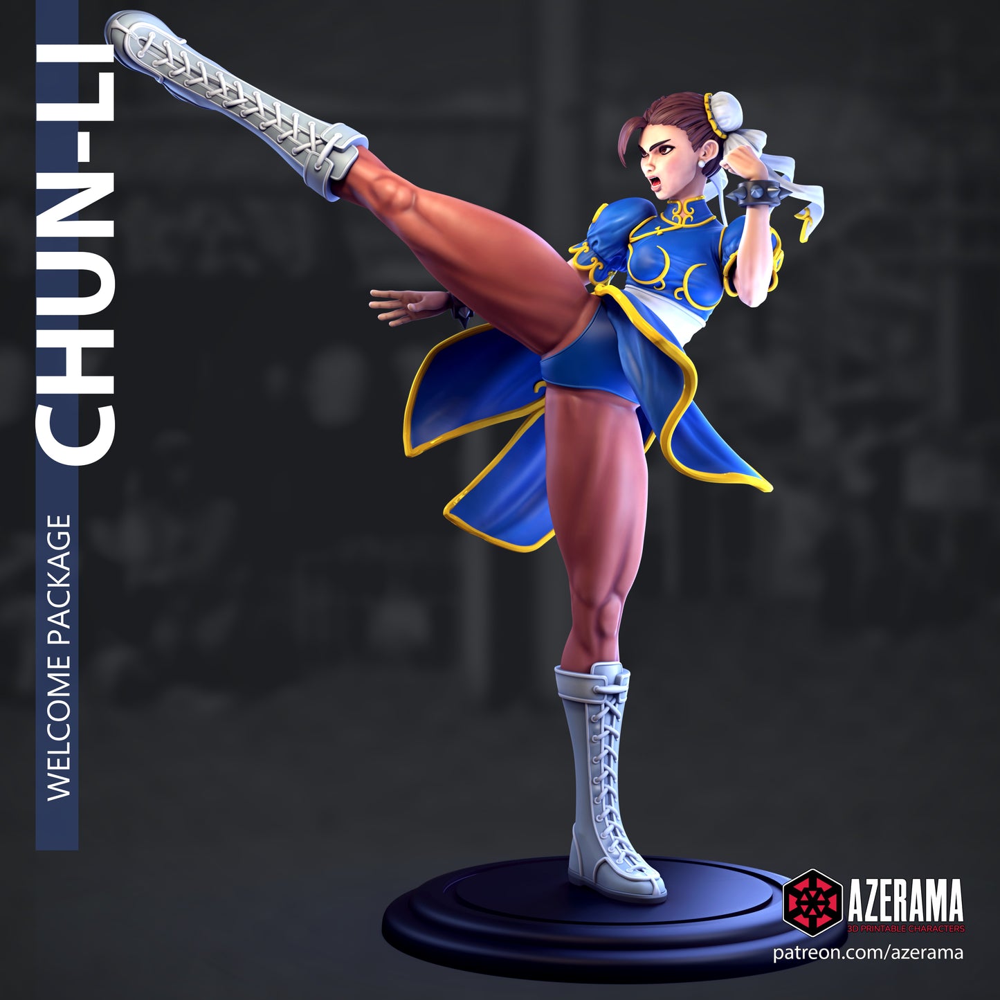 ChunLi  | Azerama Fan Art | Garage Kit | Unpainted