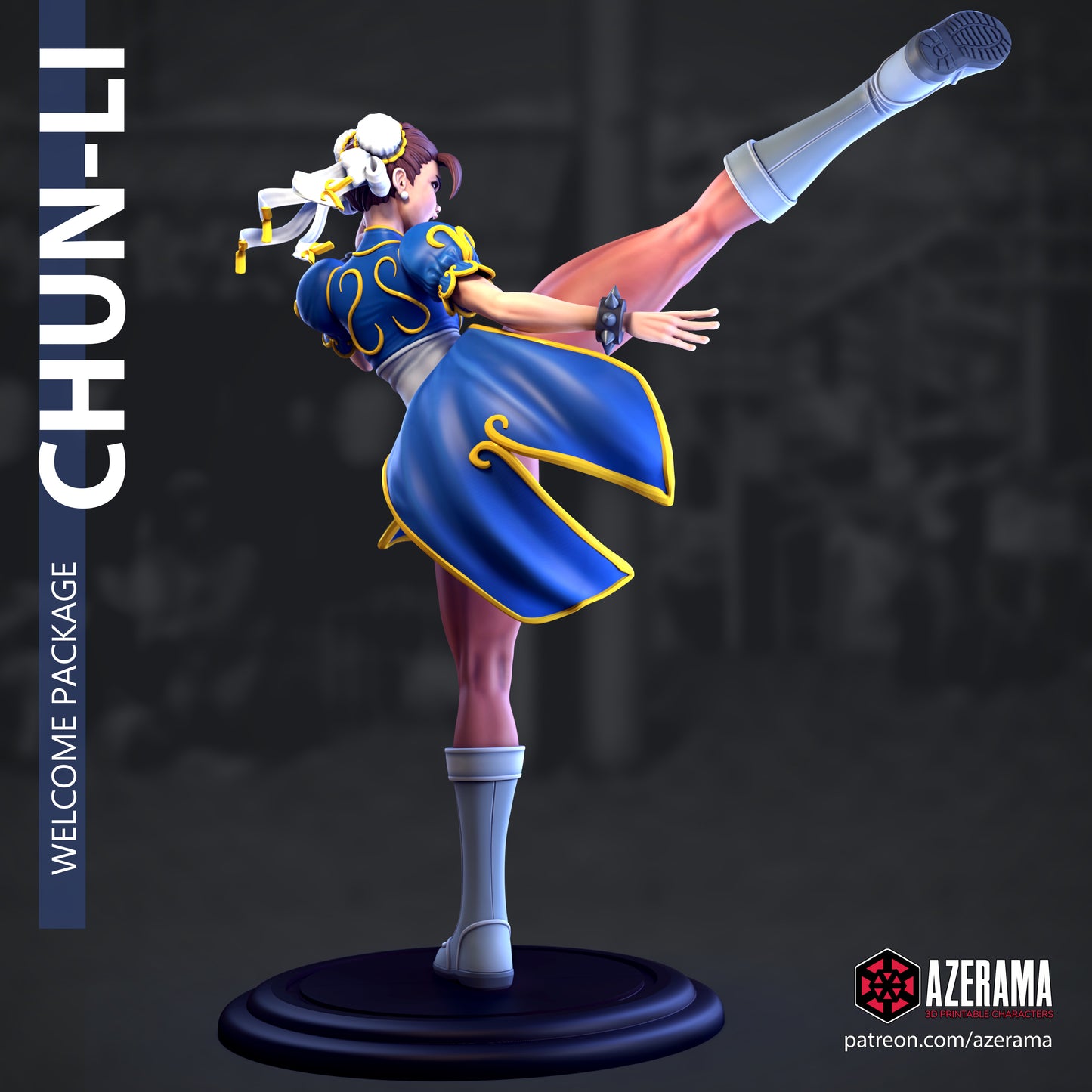 ChunLi  | Azerama Fan Art | Garage Kit | Unpainted