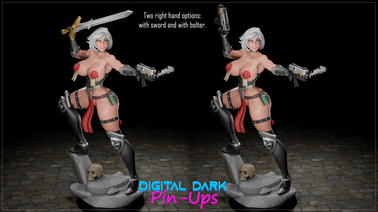 Battle Thick Sister| Fan Art | Garage Model| Unpainted