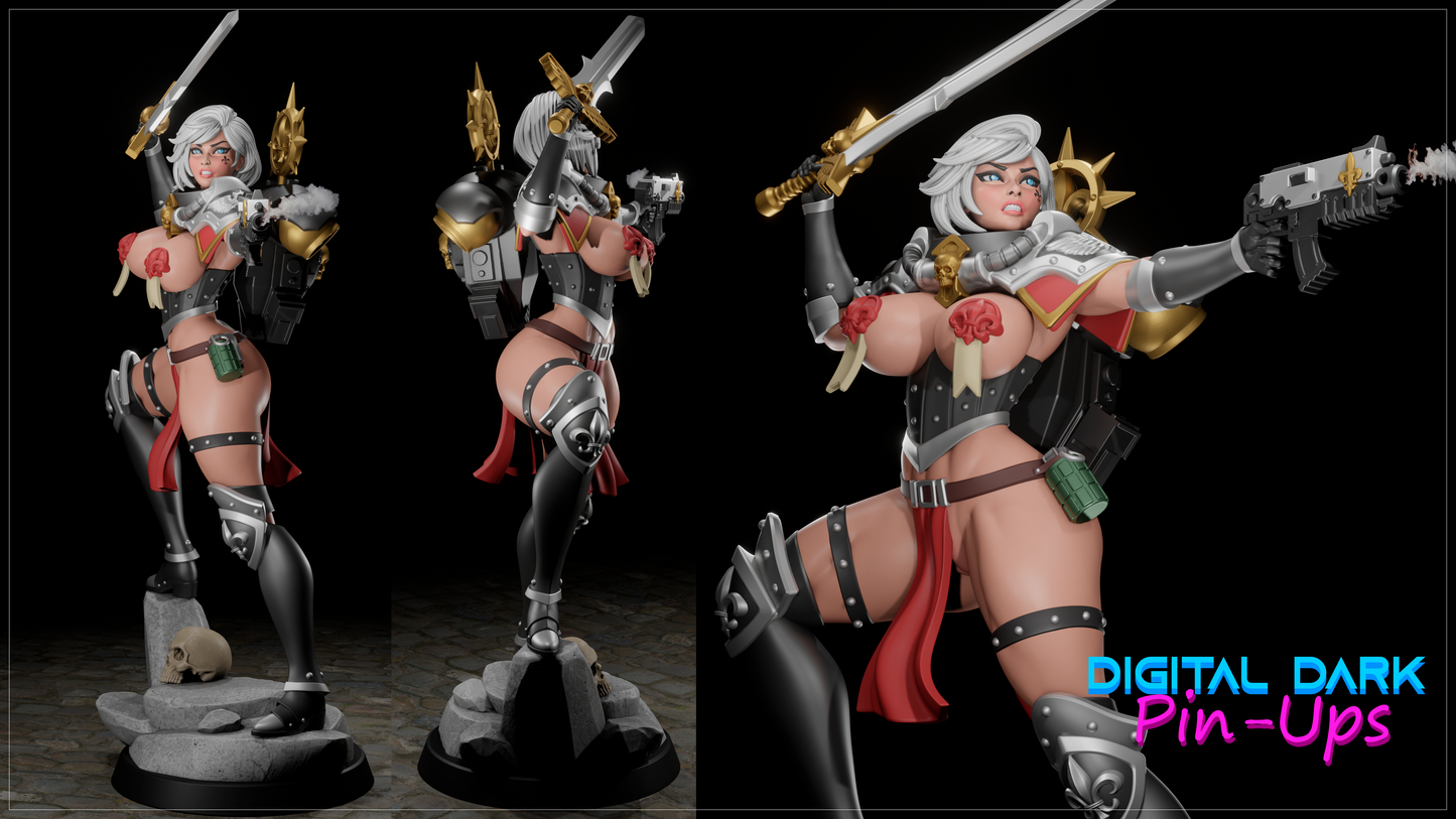 Battle Thick Sister| Fan Art | Garage Model| Unpainted