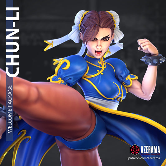 ChunLi  | Azerama Fan Art | Garage Kit | Unpainted