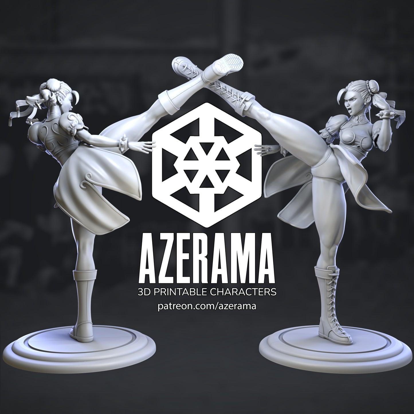 ChunLi  | Azerama Fan Art | Garage Kit | Unpainted