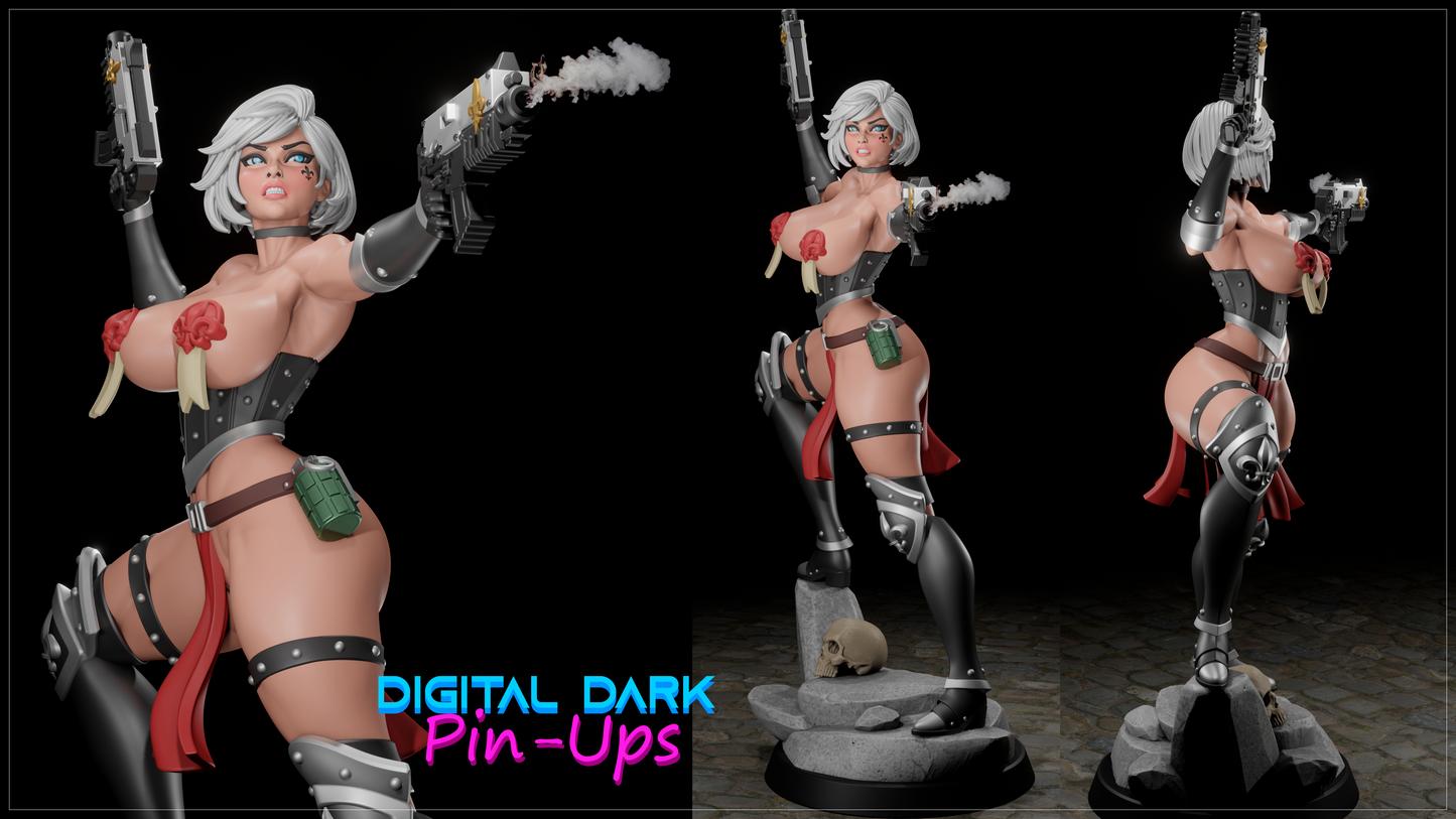 Battle Thick Sister| Fan Art | Garage Model| Unpainted