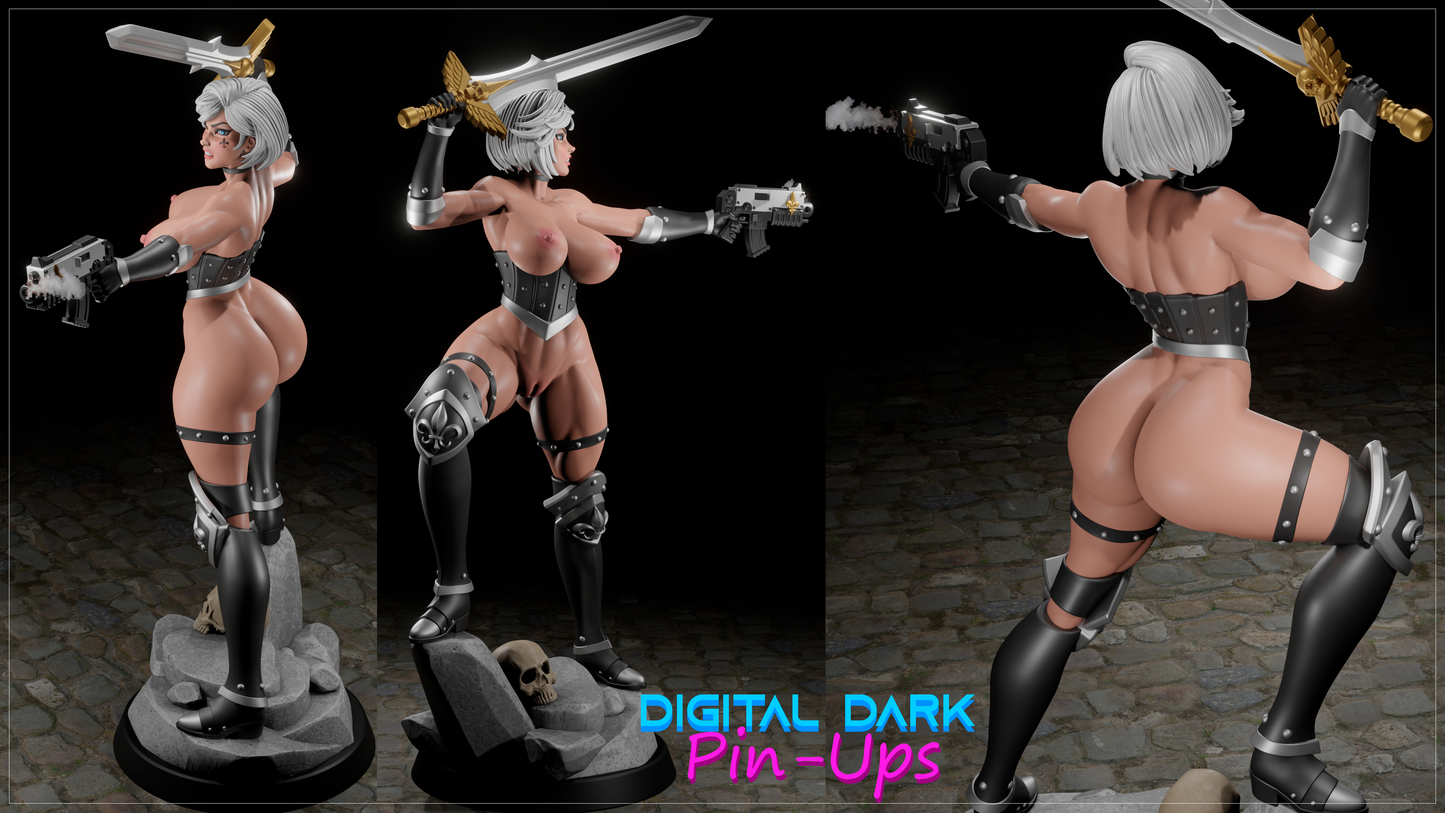 Battle Thick Sister| NSFW FUTA| Fan Art | Garage Model| Unpainted