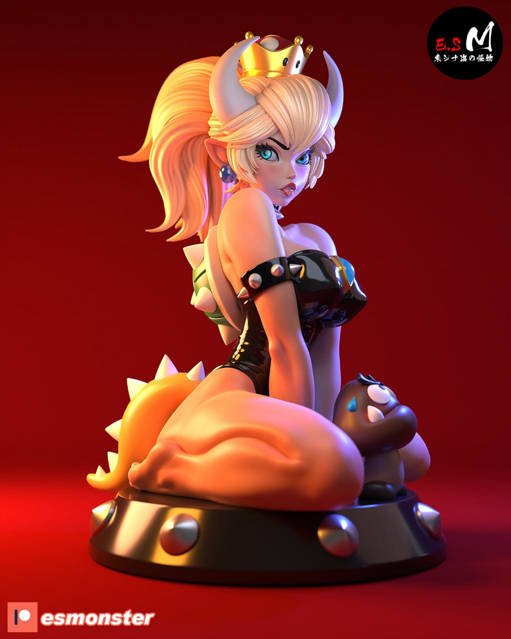 Bowsette |  ES Monster Fan Art | Garage  Model | Unpainted