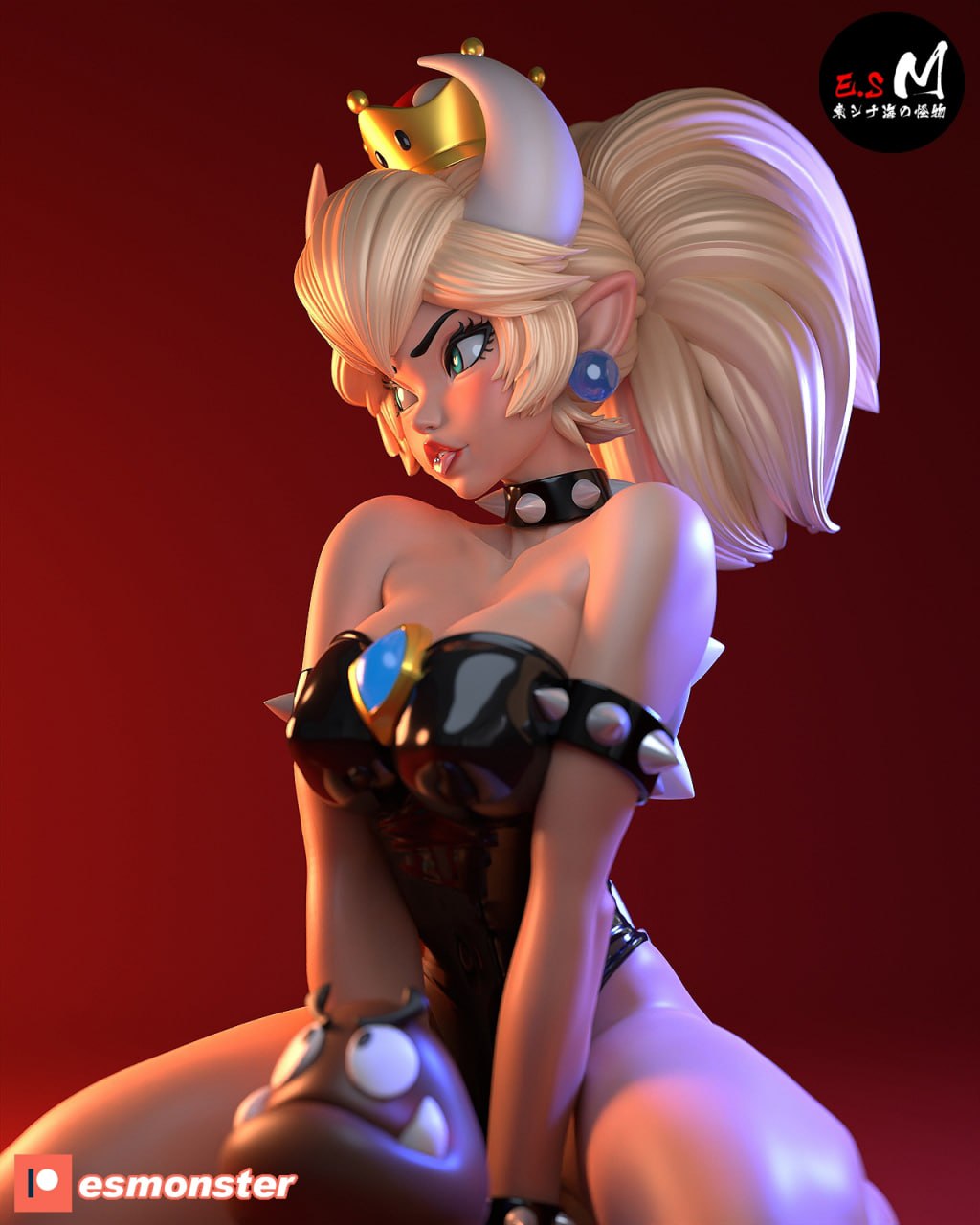 Bowsette |  ES Monster Fan Art | Garage  Model | Unpainted