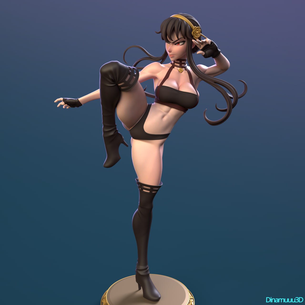 Yor Forger NSFW  | Diamuuu3d Fan Art| Garage Kit | Unpainted