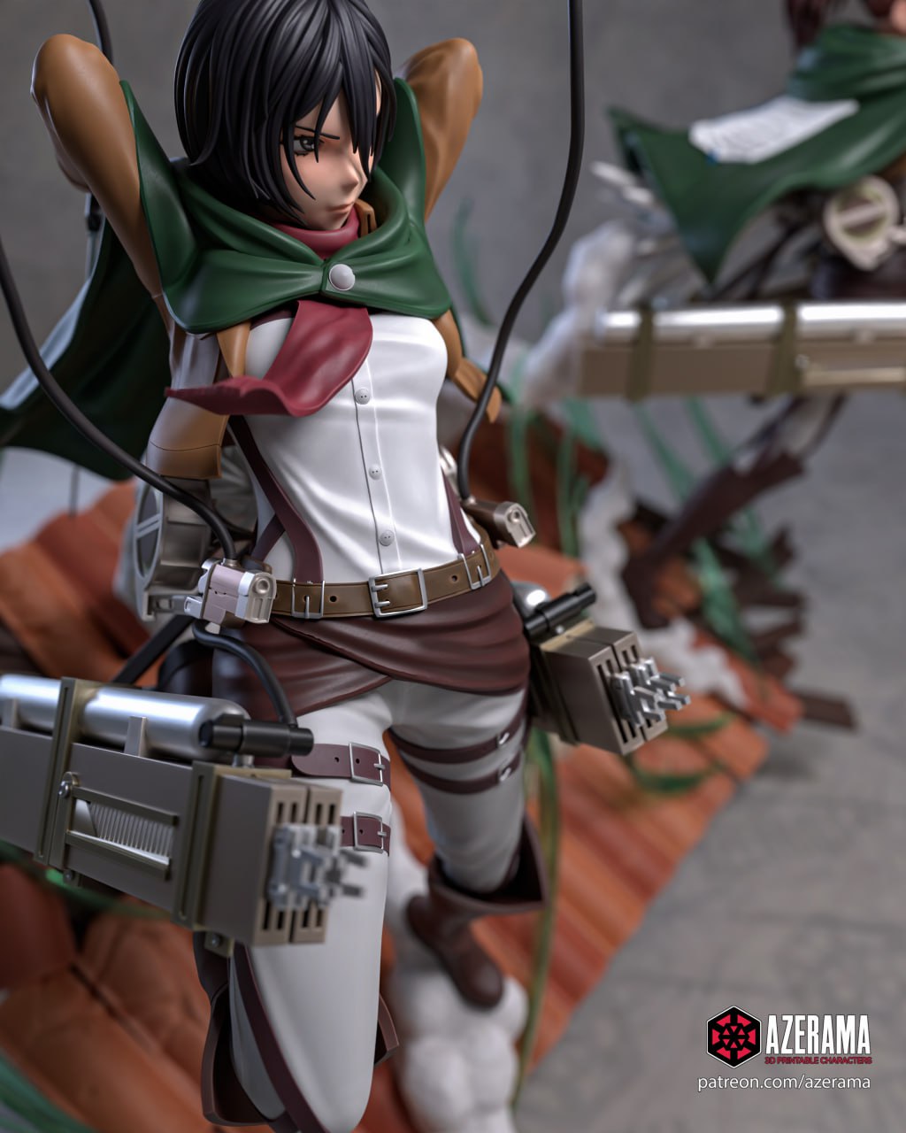 Mikasa Ackerman AoT 18+ | Azerama Fan Art | Garage Kit | Unpainted