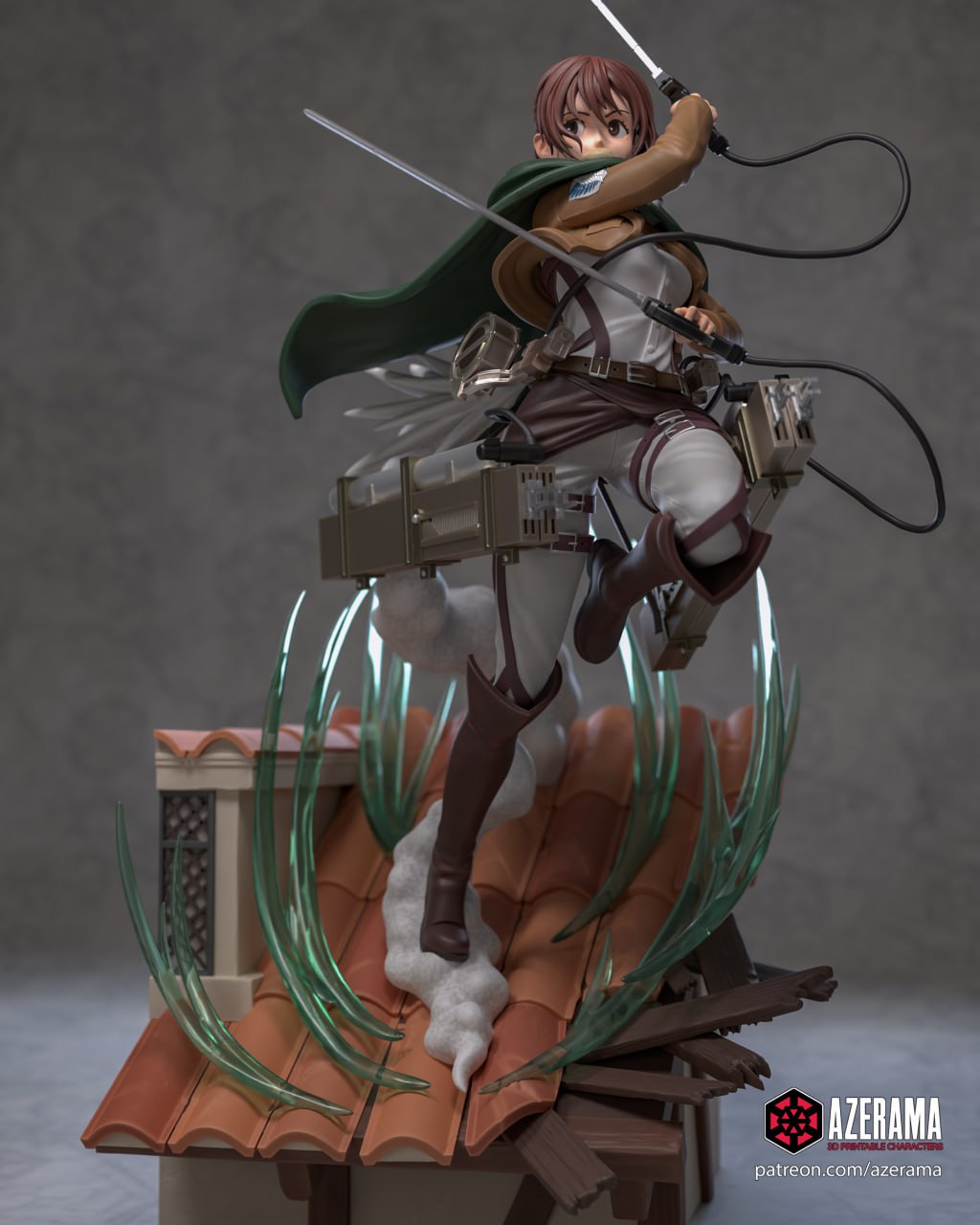 Sasha Braus AOT 18+ | Azerama Fan Art | Garage Kit | Unpainted