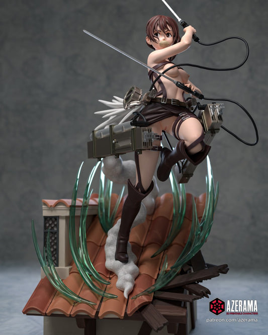 Sasha Braus AOT NSFW 18+ | Azerama Fan Art | Garage Kit | Unpainted