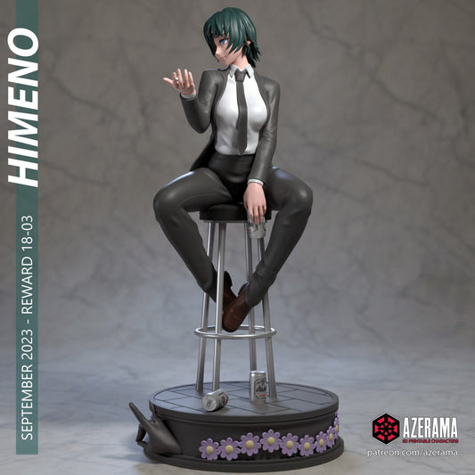 Himeno Chainsaw 18+ | Azerama Fan Art | Garage Kit | Unpainted