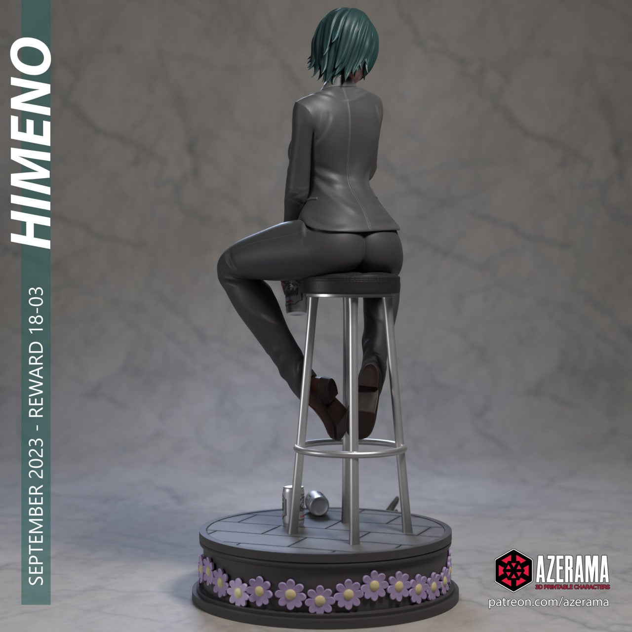 Himeno Chainsaw 18+ | Azerama Fan Art | Garage Kit | Unpainted