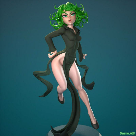 Tatsumaki One Punch | Diamuuu3d Fan Art| Garage Kit | Unpainted