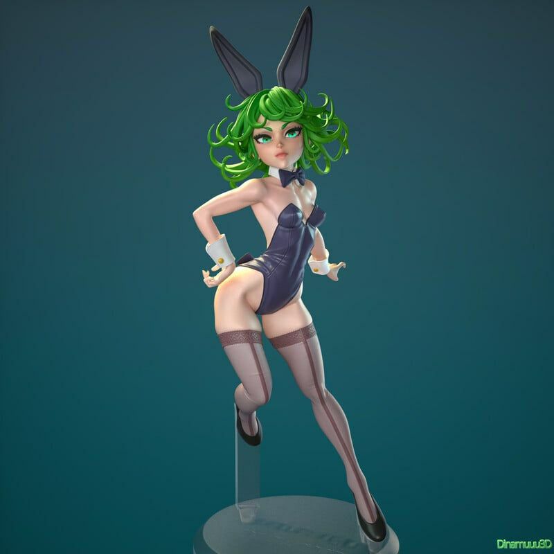 Tatsumaki One Punch  NSFW | Diamuuu3d Fan Art| Garage Kit | Unpainted