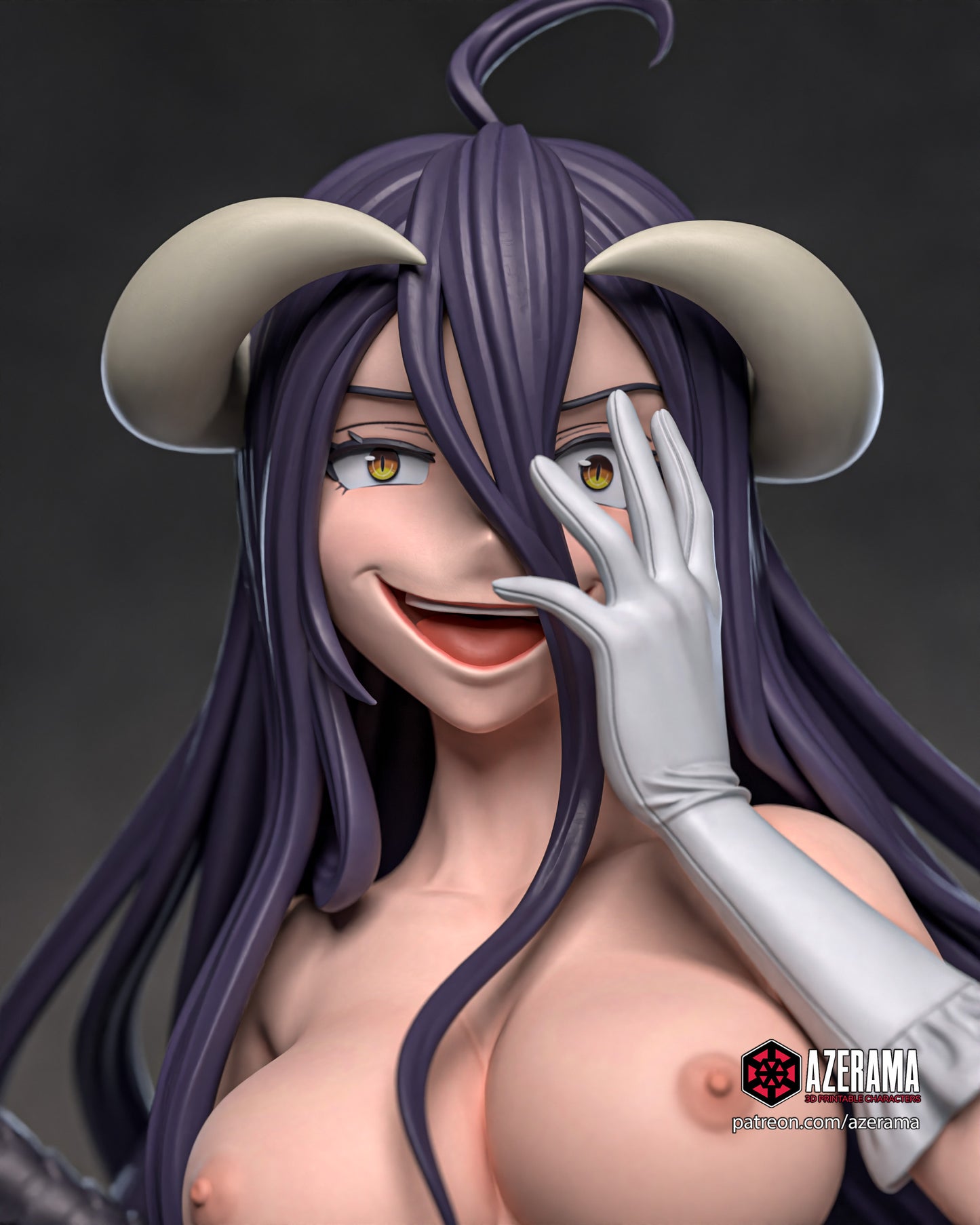 Albedo NSFW 18+ | FAN ART | Garage Model | Unpainted