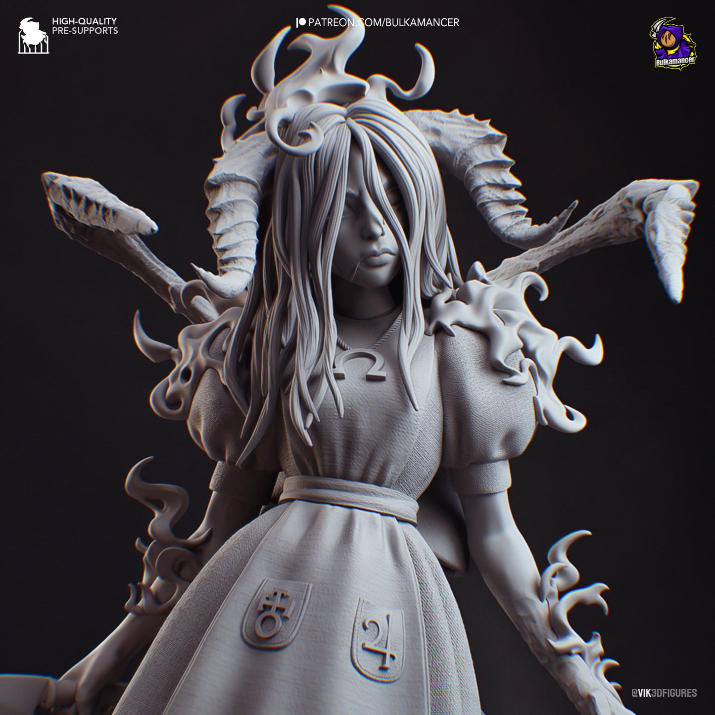 Madd Alice | Bulkmancer Fan Art| Garage Kit | Unpainted