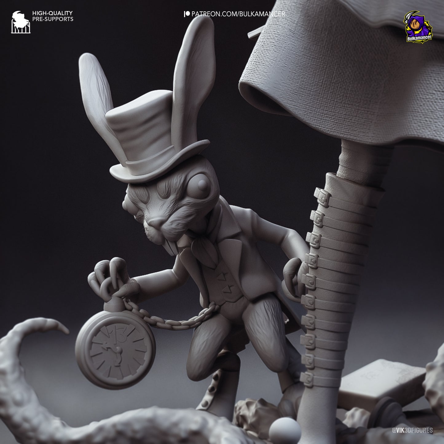 Madd Alice | Bulkmancer Fan Art| Garage Kit | Unpainted