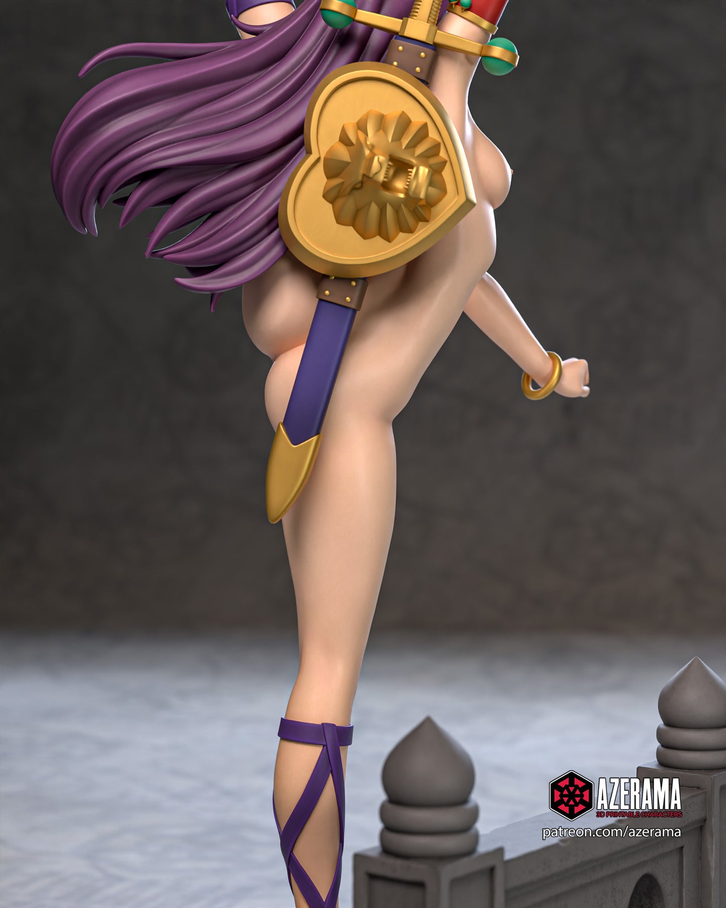 Athena 18 +NSFW| Azerama Fan Art | Garage Kit | Unpainted