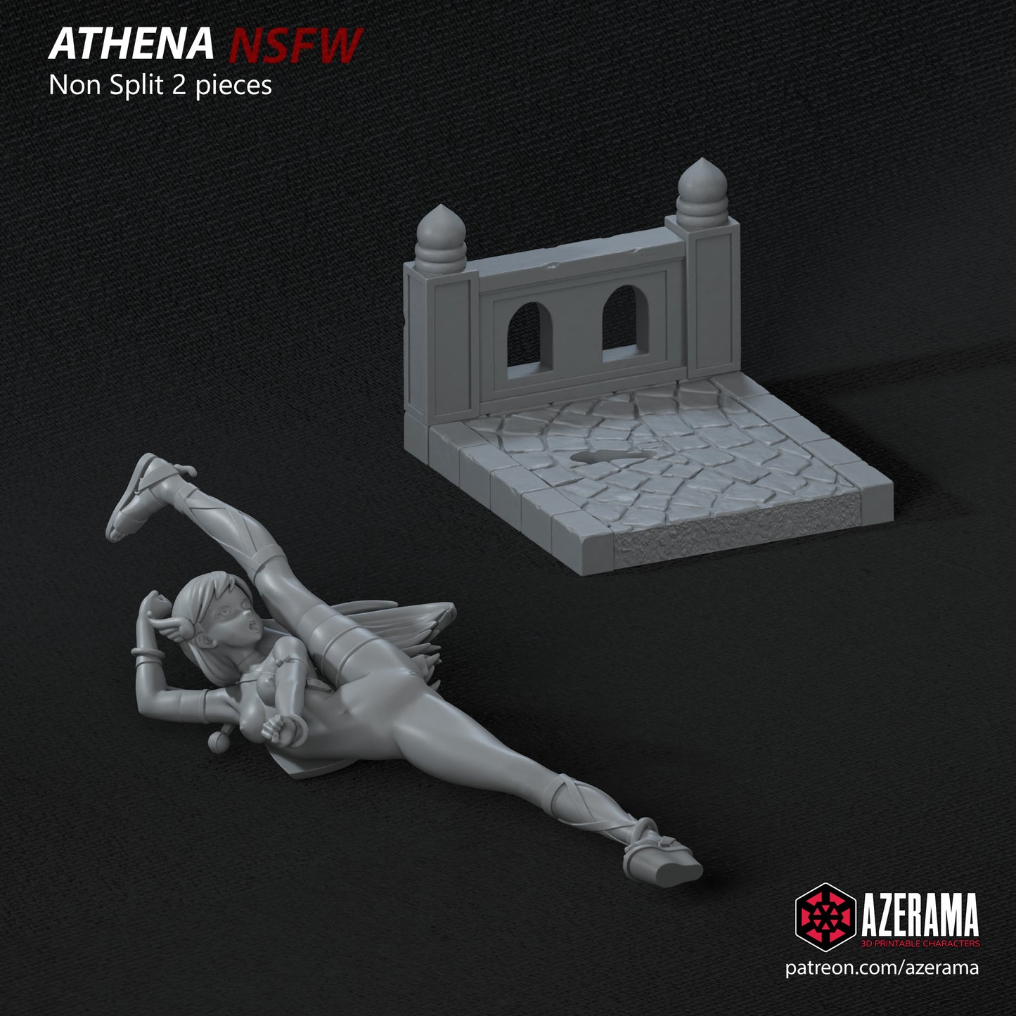 Athena 18 +NSFW| Azerama Fan Art | Garage Kit | Unpainted