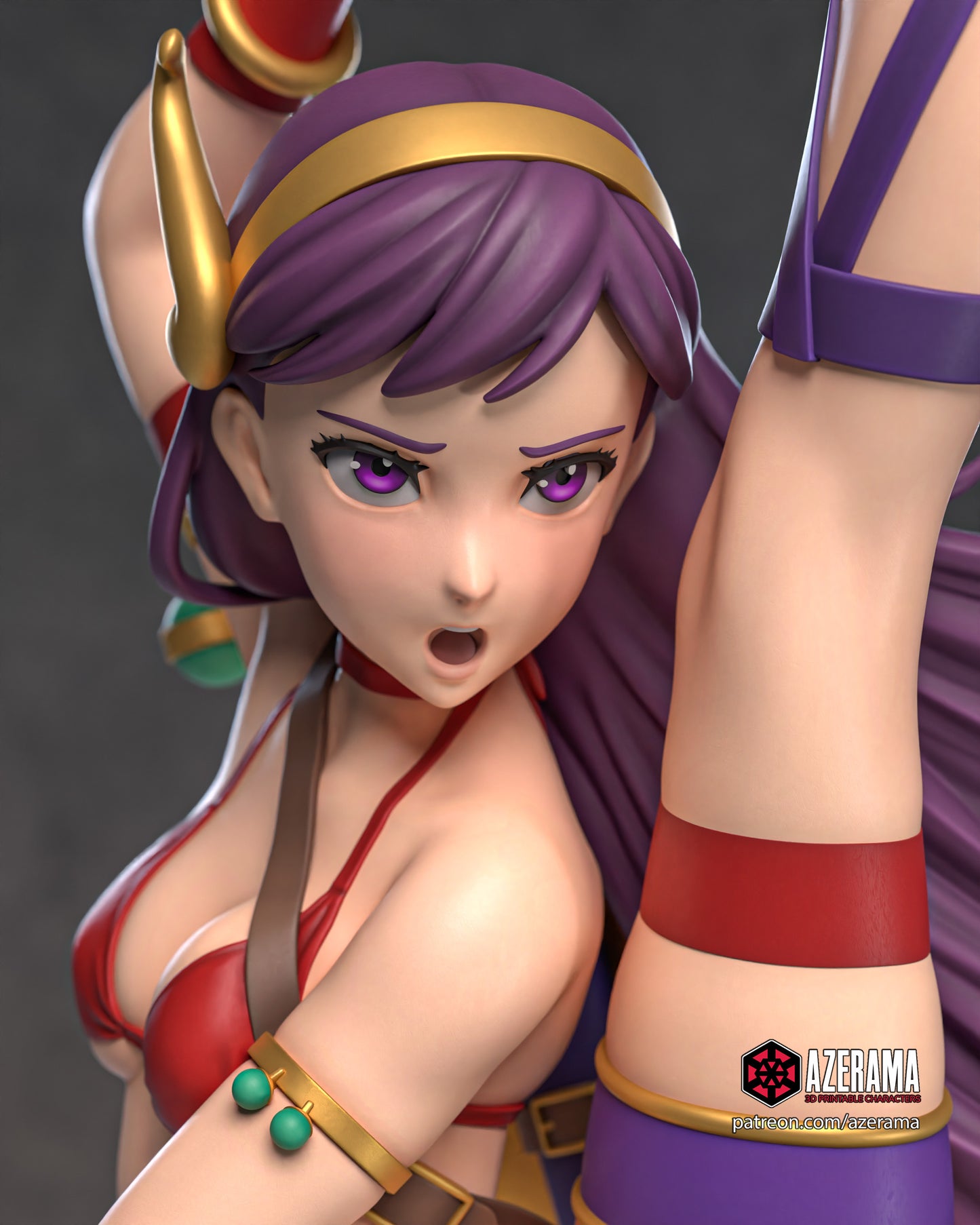 Athena | Azerama Fan Art | Garage Kit | Unpainted