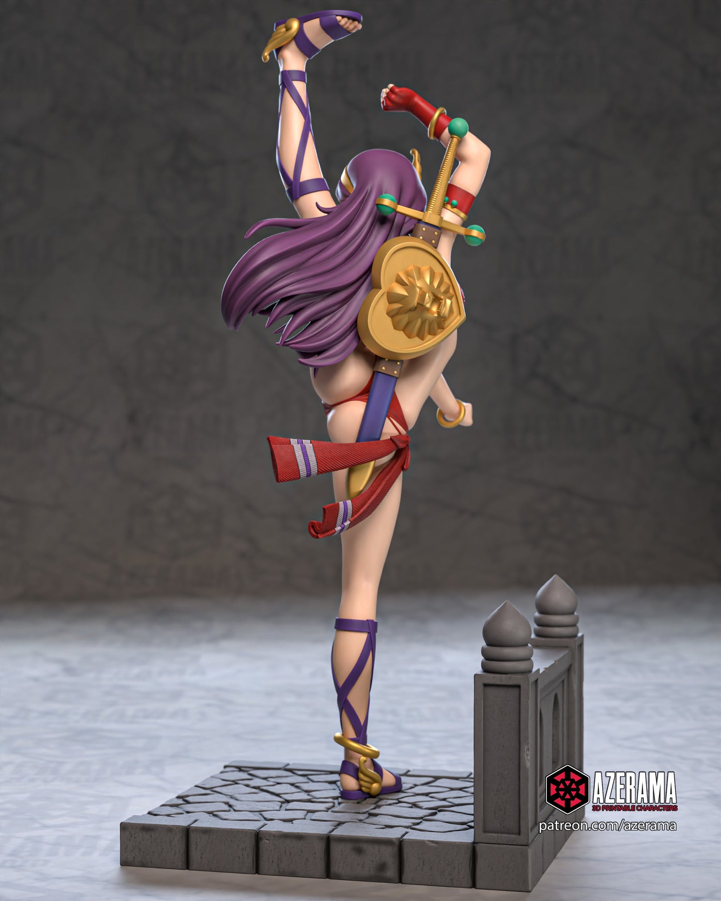 Athena | Azerama Fan Art | Garage Kit | Unpainted