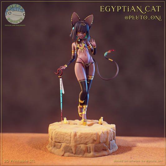 Egyptian Cat | Pikky Prints Fan Art| Garage Kit | Unpainted