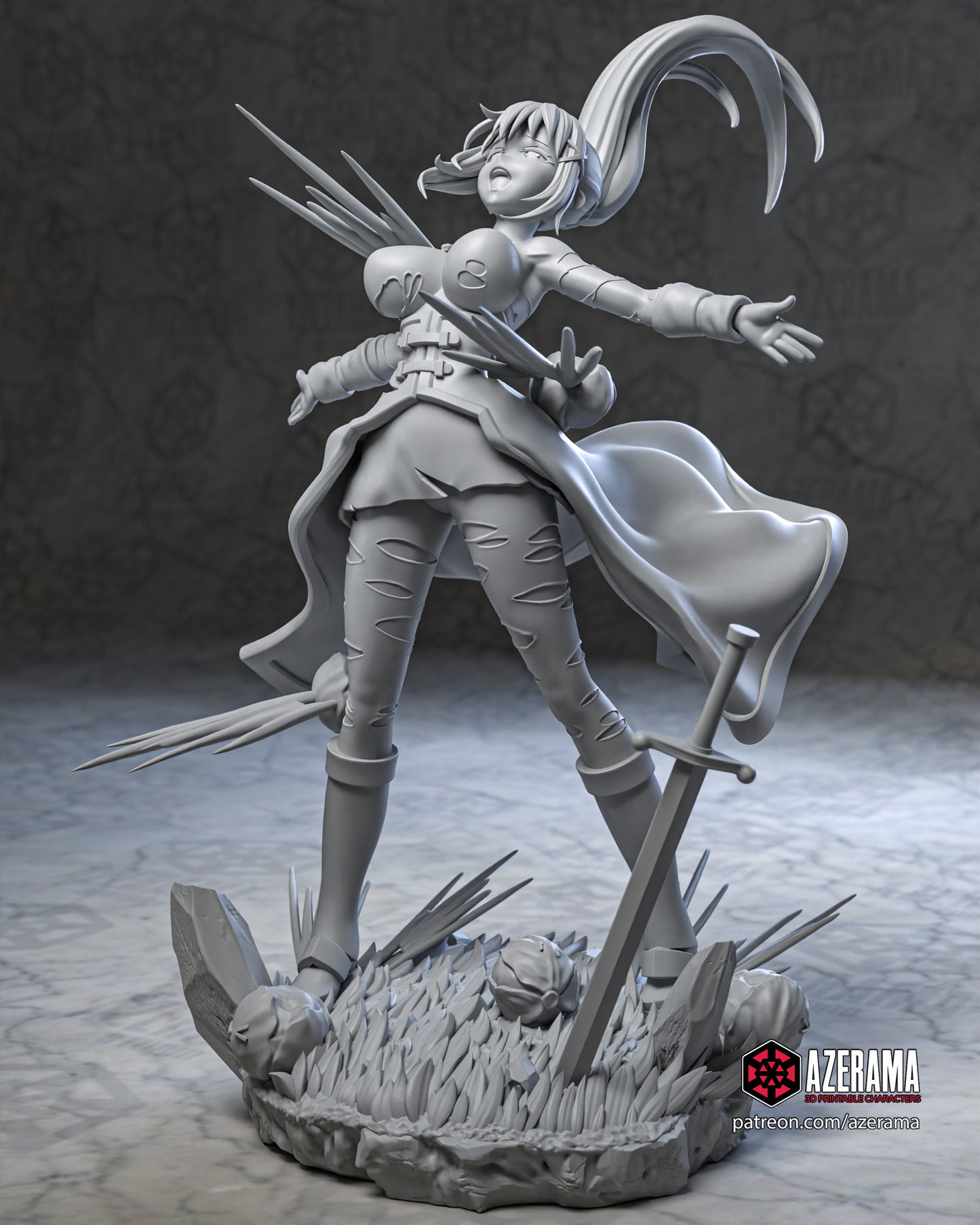 Darkness Konosuba 18+| Azerama Fan Art | Garage Kit | Unpainted