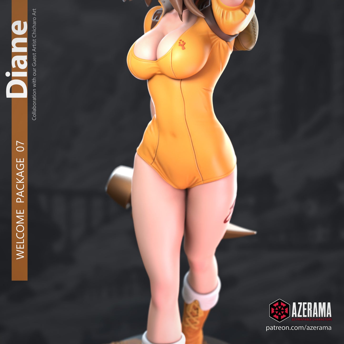 Diane | Azerama Fan Art | Garage Kit | Unpainted