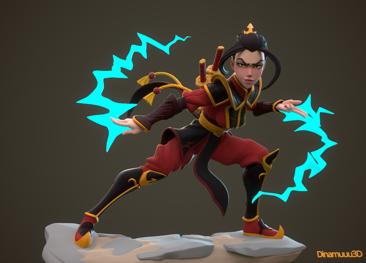 Azula  ALA | Diamuuu3d Fan Art| Garage Kit | Unpainted