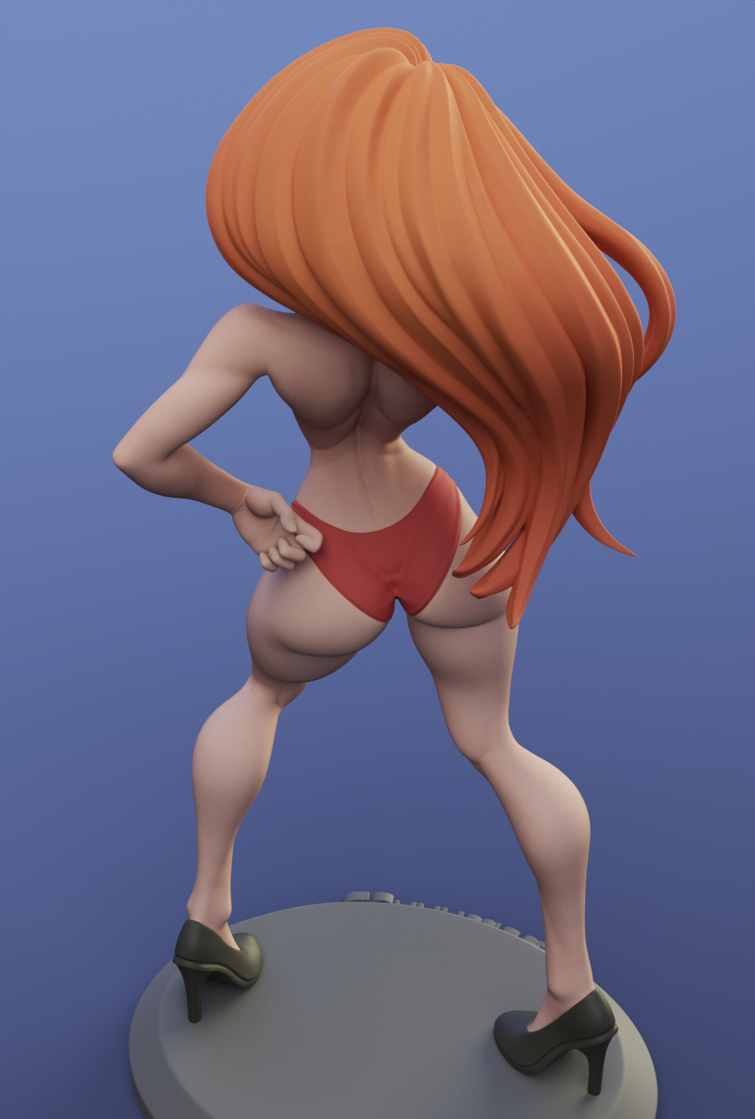 Kim Posible NSFW | Diamuuu3d Fan Art| Garage Kit | Unpainted