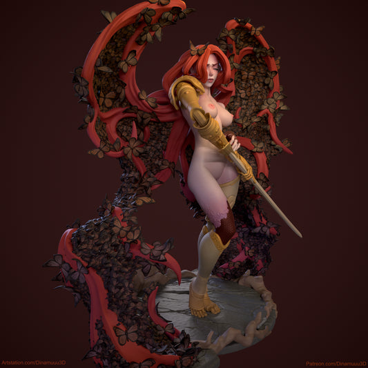 Malenia  Scarlet Rot Elden Ring NSFW | Diamuuu3d Fan Art| Garage Kit | Unpainted