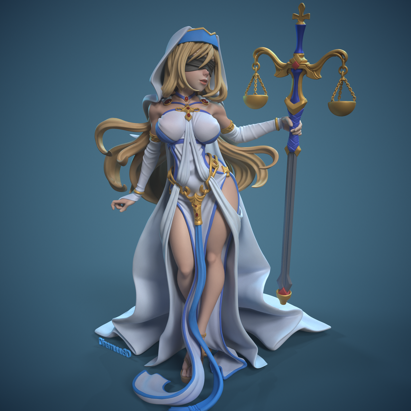 Sword Maiden | Diamuuu3d Fan Art| Garage Kit | Unpainted