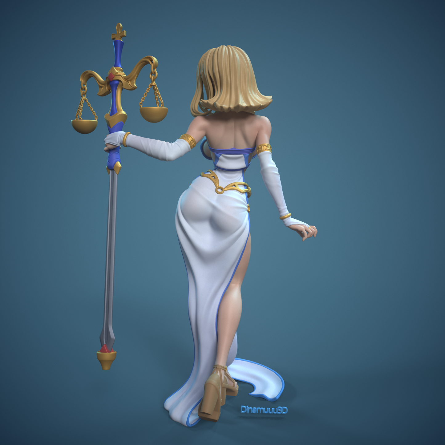 Sword Maiden | Diamuuu3d Fan Art| Garage Kit | Unpainted