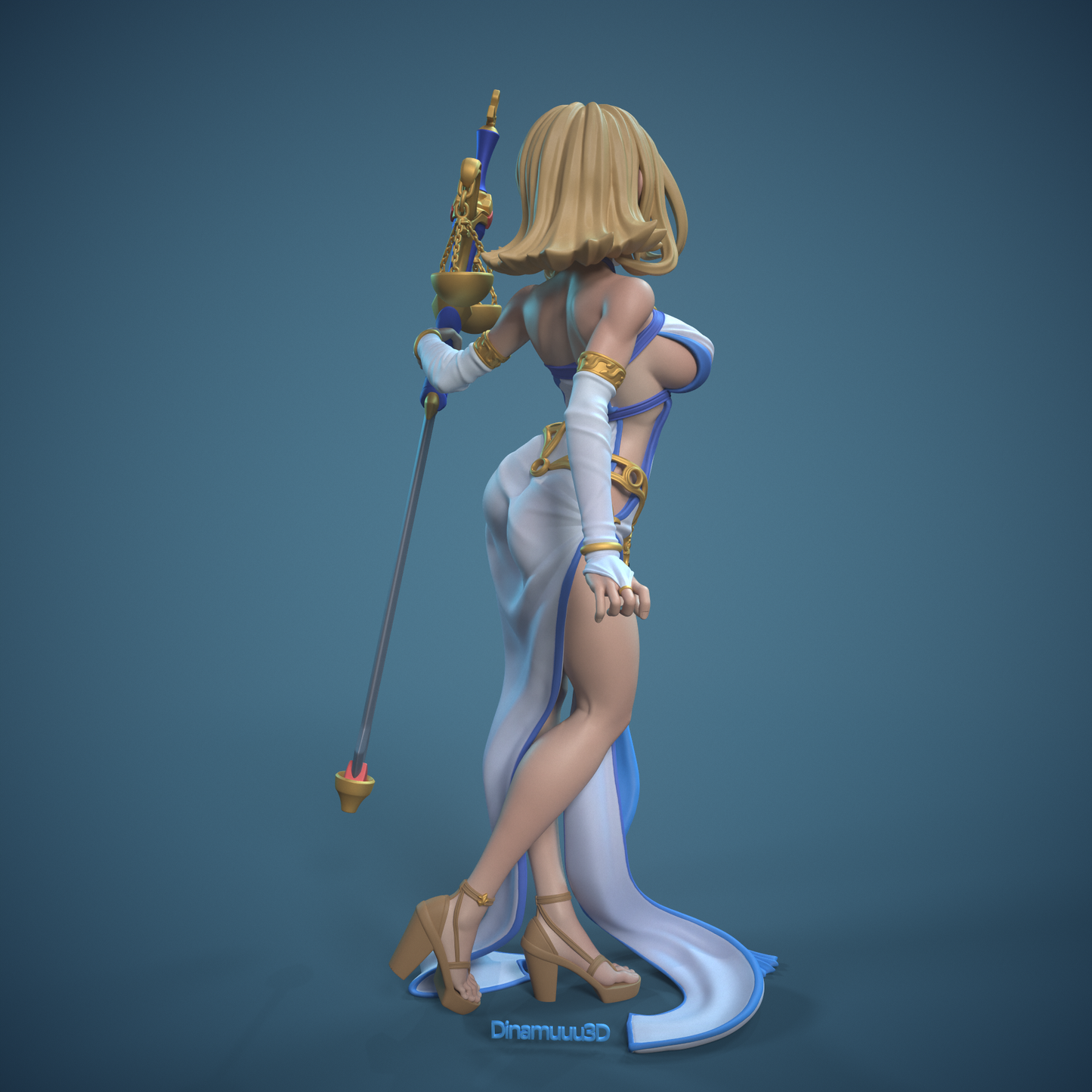 Sword Maiden | Diamuuu3d Fan Art| Garage Kit | Unpainted