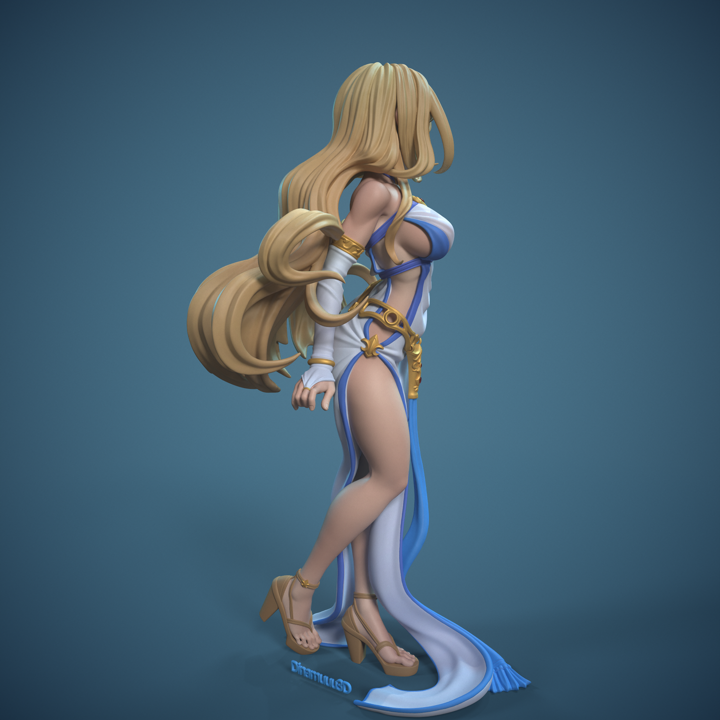 Sword Maiden | Diamuuu3d Fan Art| Garage Kit | Unpainted