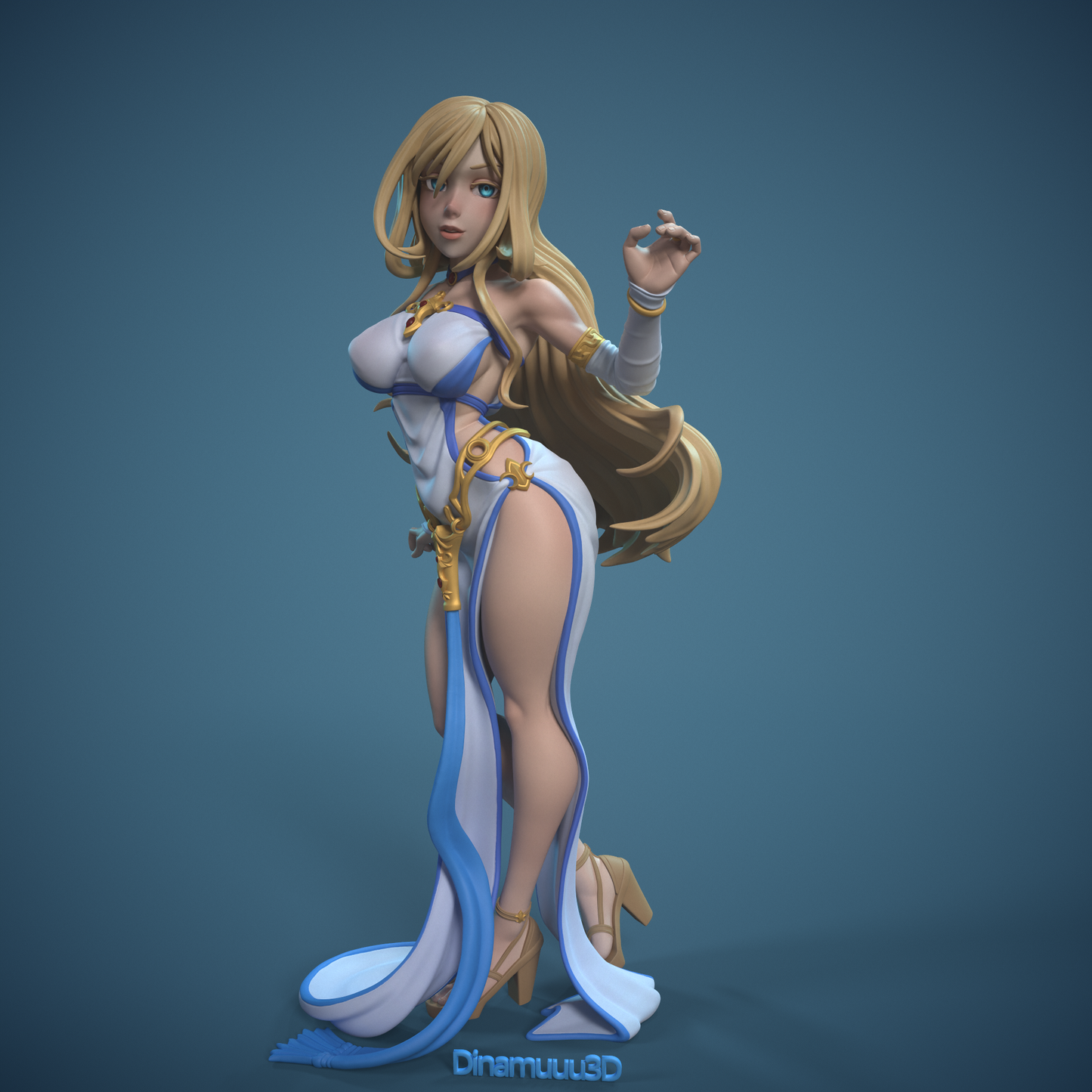 Sword Maiden | Diamuuu3d Fan Art| Garage Kit | Unpainted