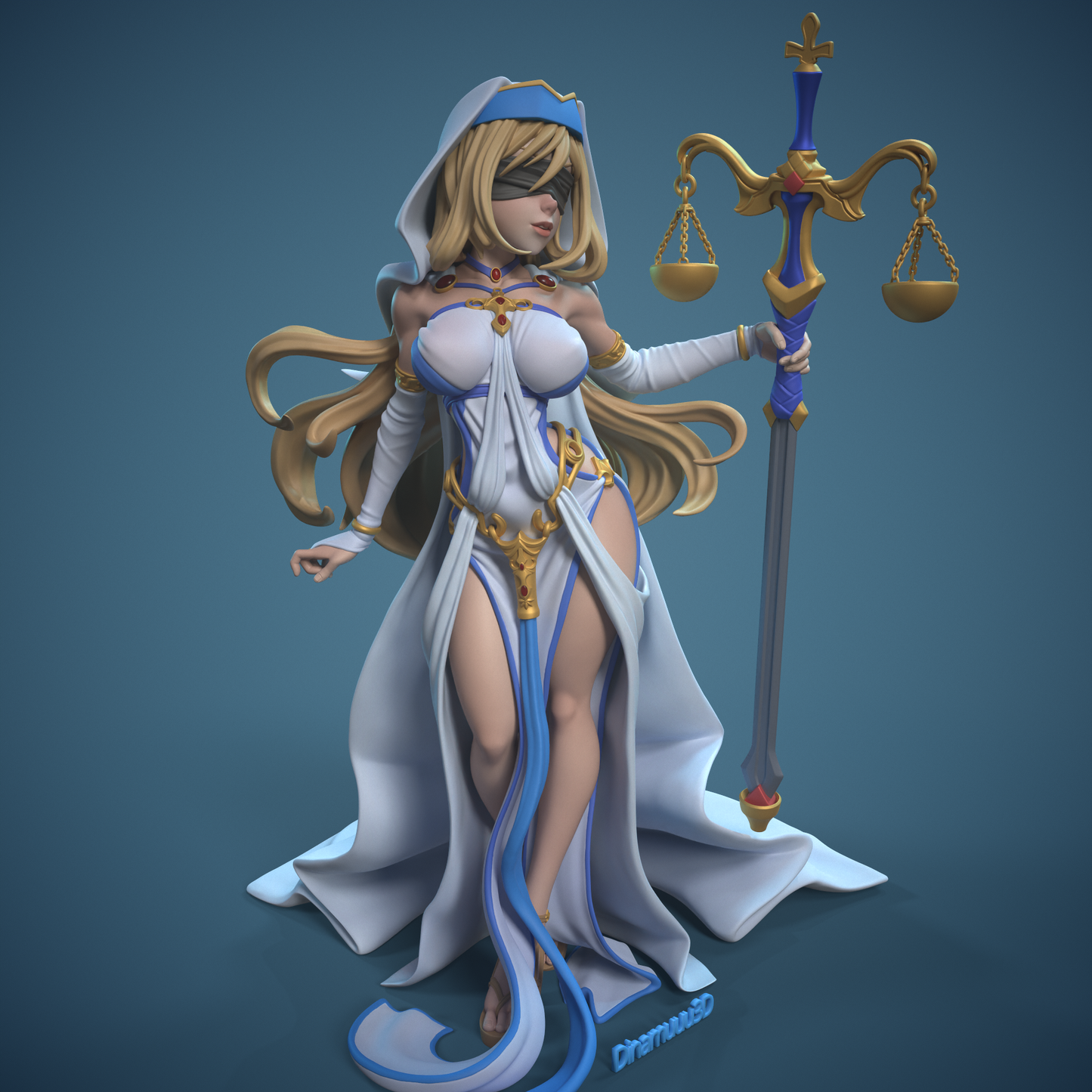 Sword Maiden | Diamuuu3d Fan Art| Garage Kit | Unpainted