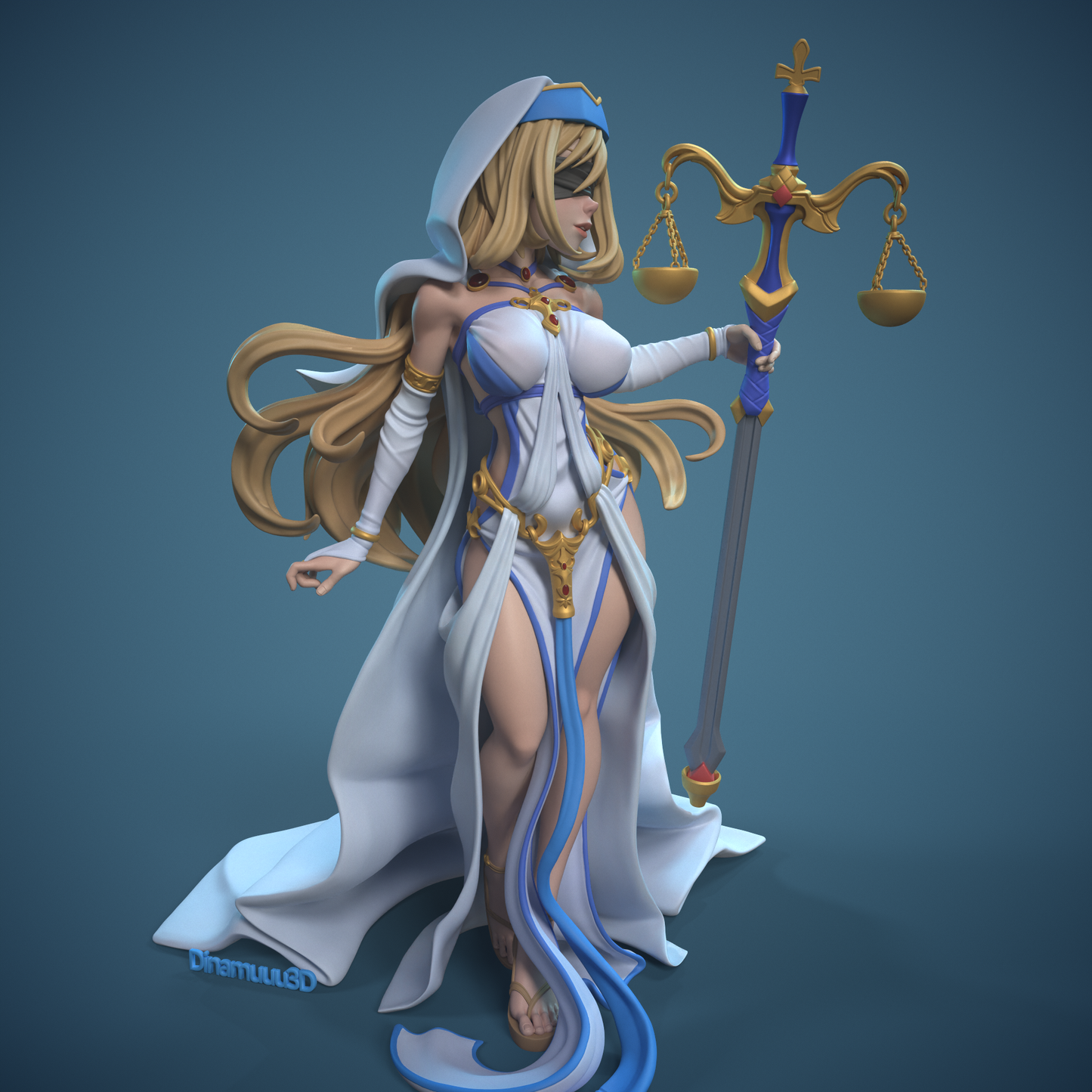 Sword Maiden | Diamuuu3d Fan Art| Garage Kit | Unpainted