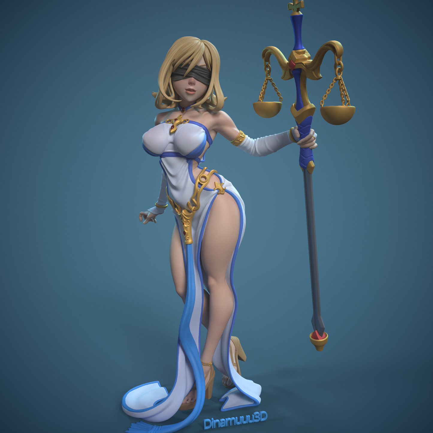 Sword Maiden | Diamuuu3d Fan Art| Garage Kit | Unpainted