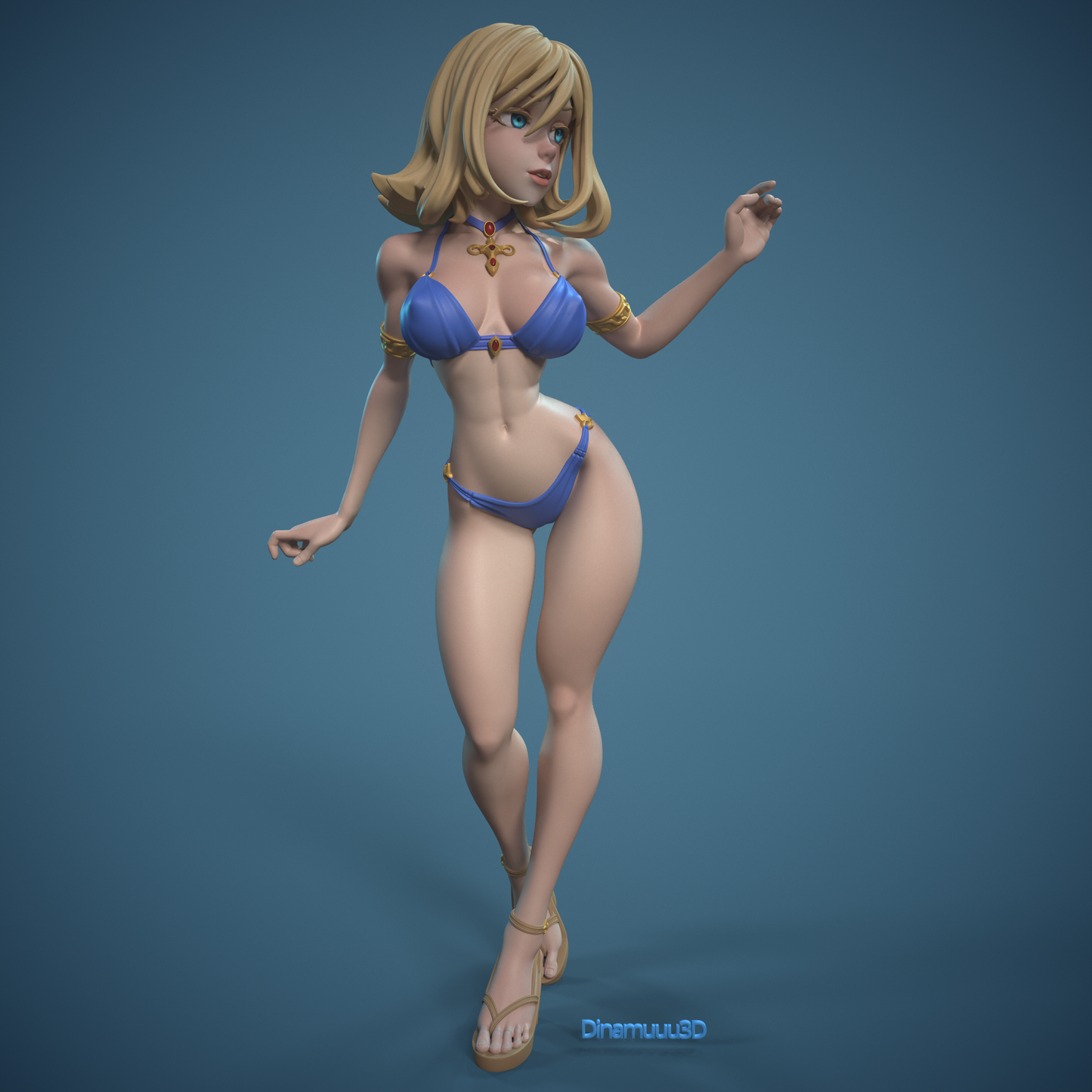 Sword Maiden NSFW 18+| Diamuuu3d Fan Art| Garage Kit | Unpainted