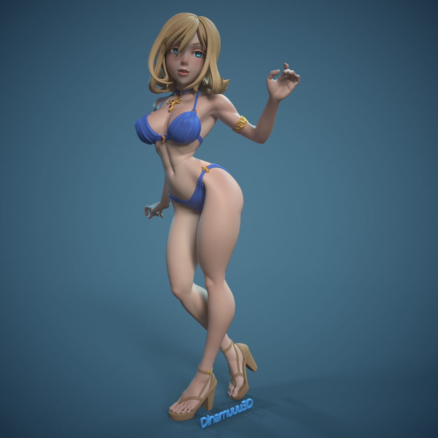 Sword Maiden NSFW 18+| Diamuuu3d Fan Art| Garage Kit | Unpainted