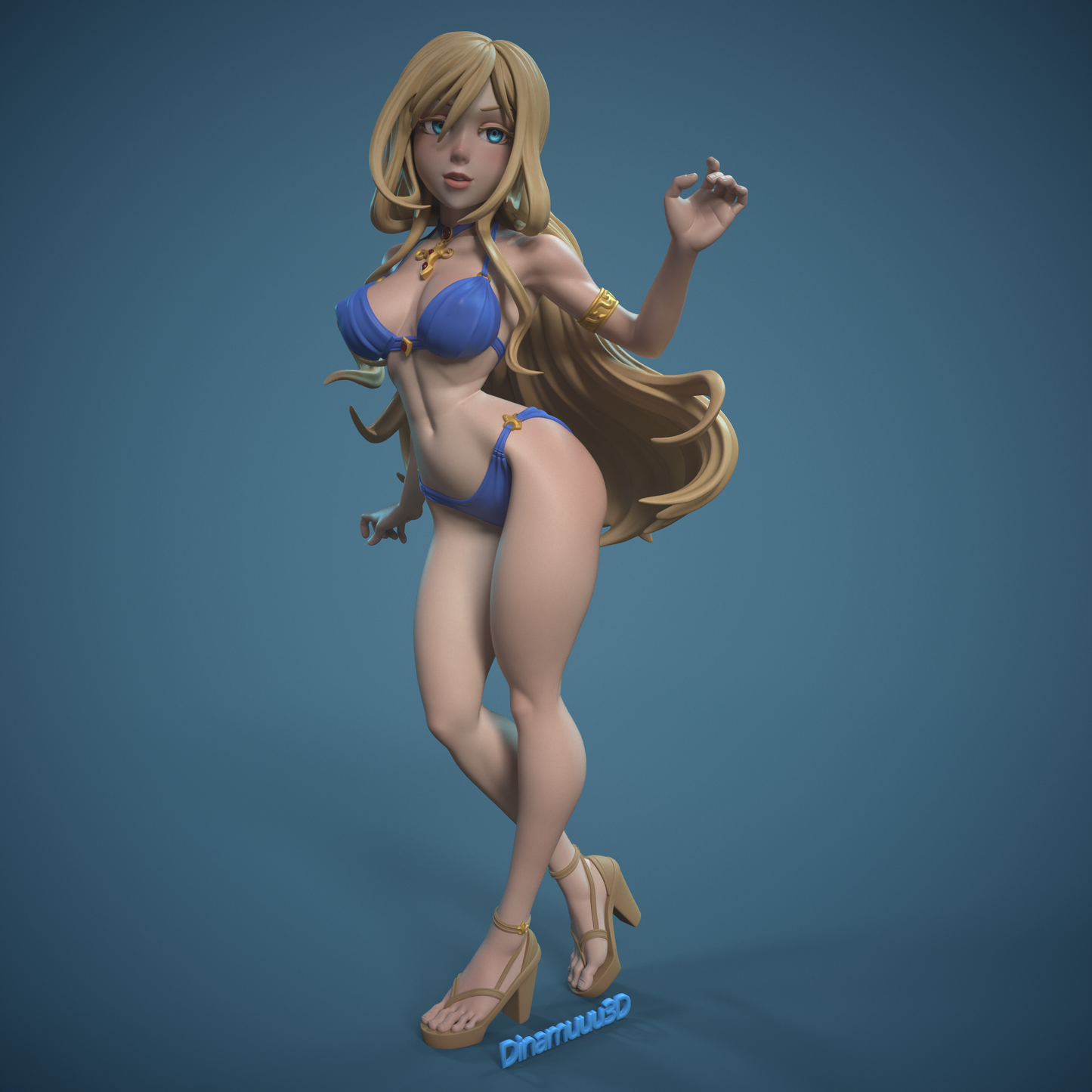 Sword Maiden NSFW 18+| Diamuuu3d Fan Art| Garage Kit | Unpainted