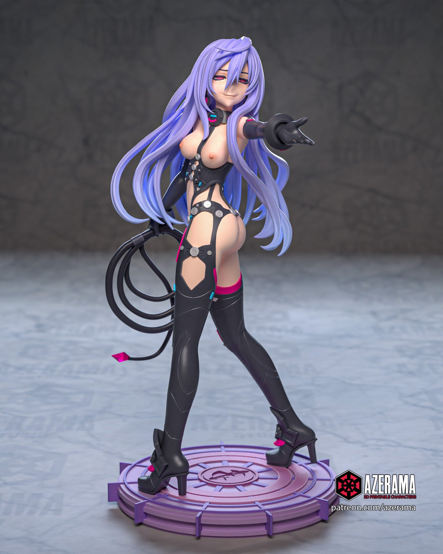 Iris Heart NSFW 18+ | Azerama Fan Art | Garage Kit | Unpainted