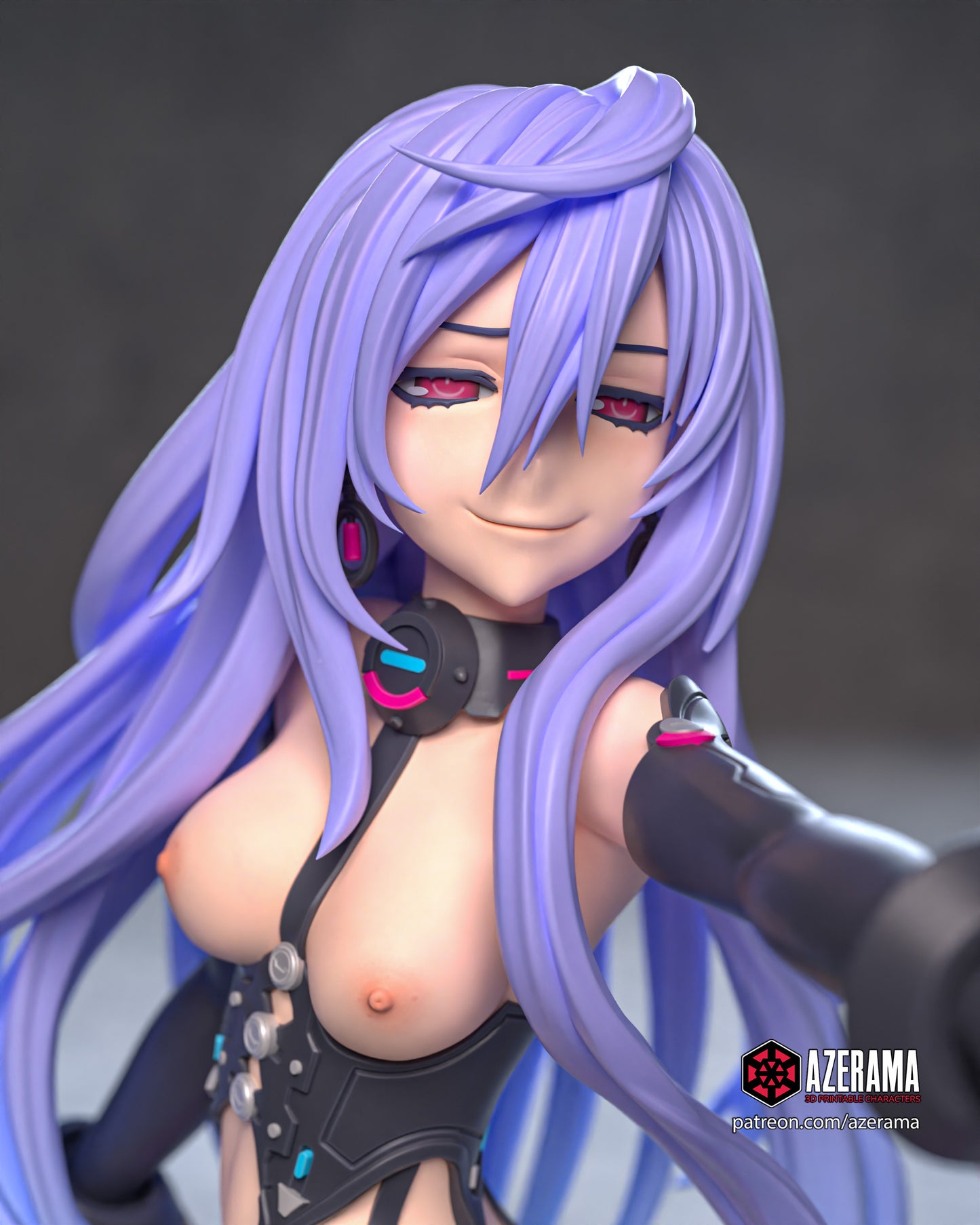 Iris Heart NSFW 18+ | Azerama Fan Art | Garage Kit | Unpainted