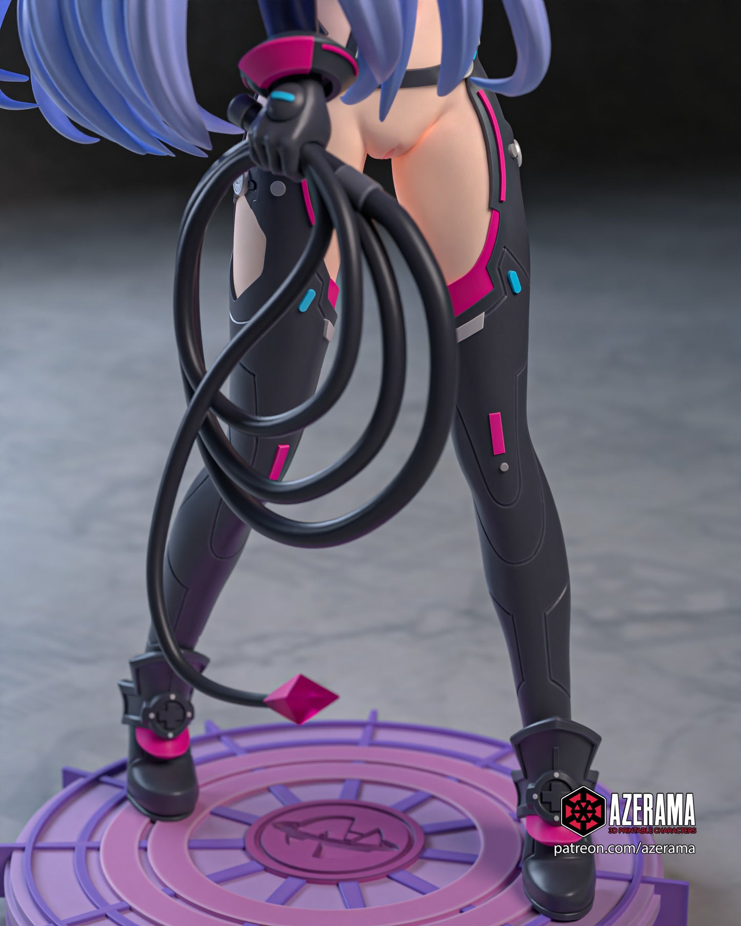 Iris Heart NSFW 18+ | Azerama Fan Art | Garage Kit | Unpainted