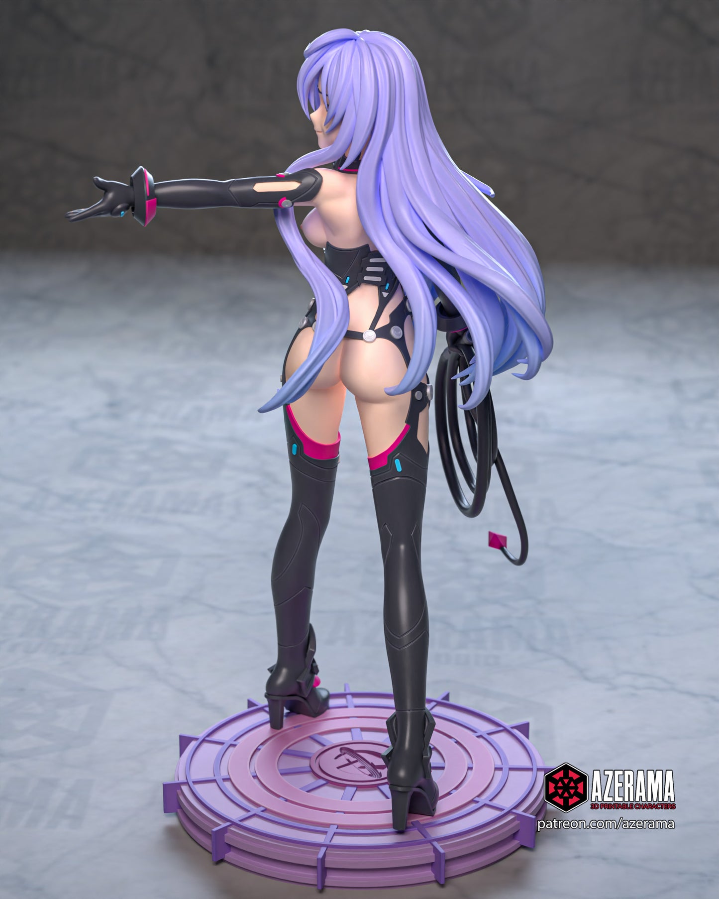 Iris Heart NSFW 18+ | Azerama Fan Art | Garage Kit | Unpainted