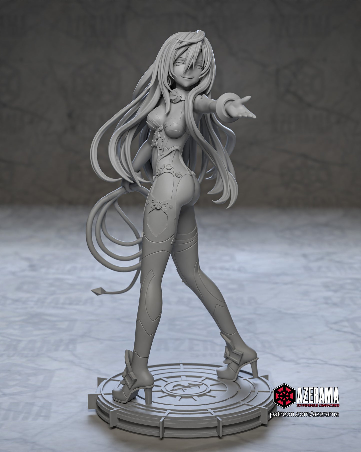 Iris Heart 18+ | Azerama Fan Art | Garage Kit | Unpainted