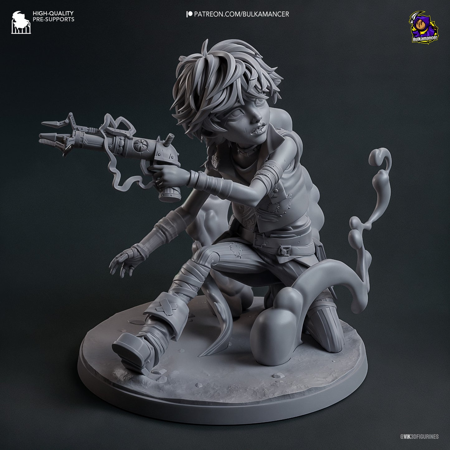 Isha | Bulkmancer Fan Art| Garage Kit | Unpainted