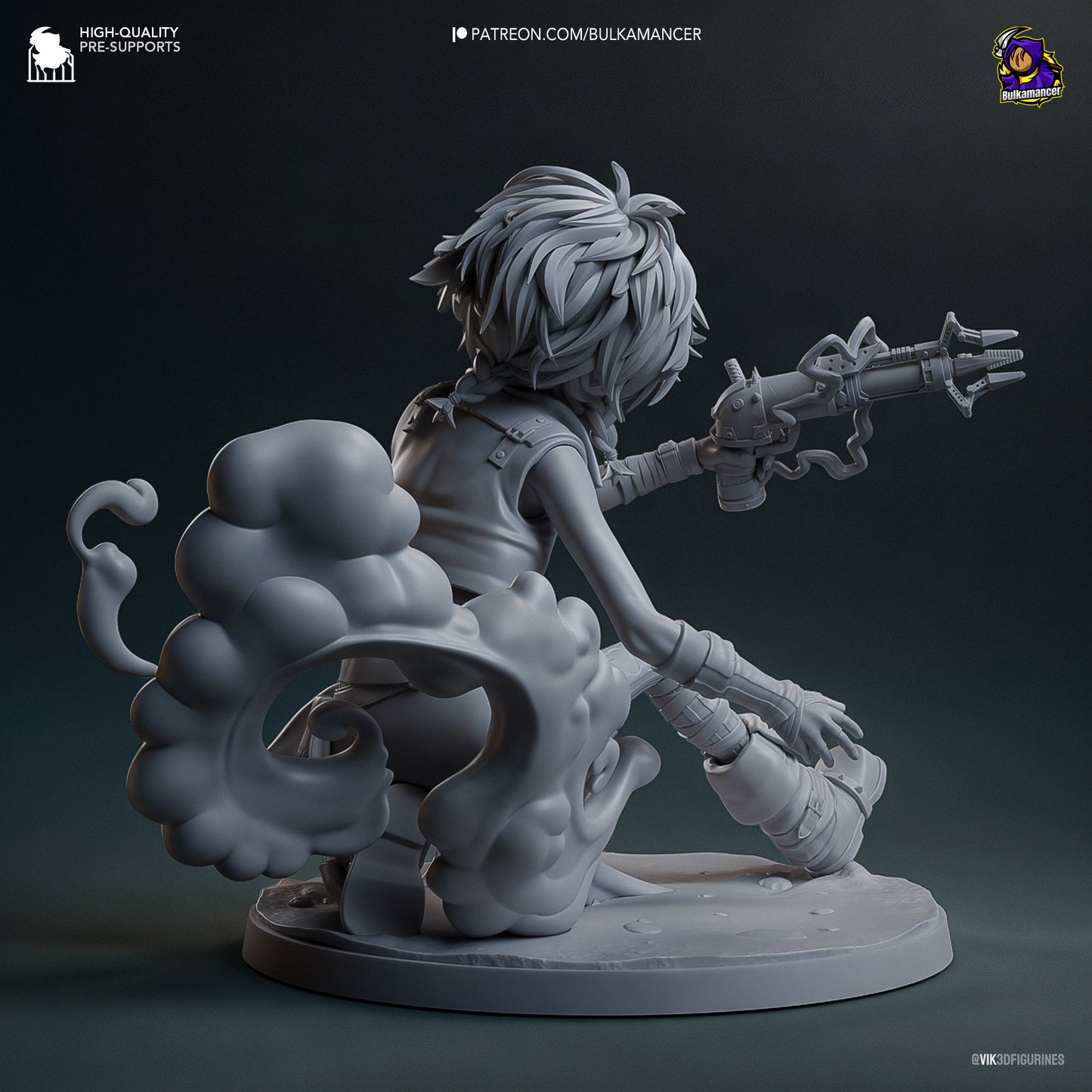 Isha | Bulkmancer Fan Art| Garage Kit | Unpainted